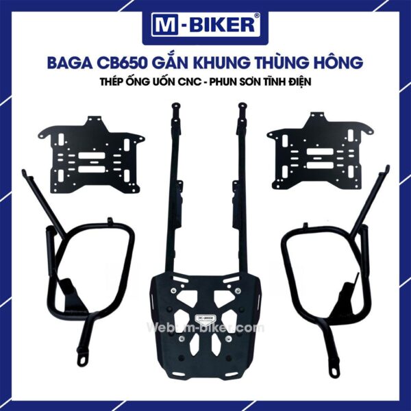 Baga CB650 gắn khung thùng hông