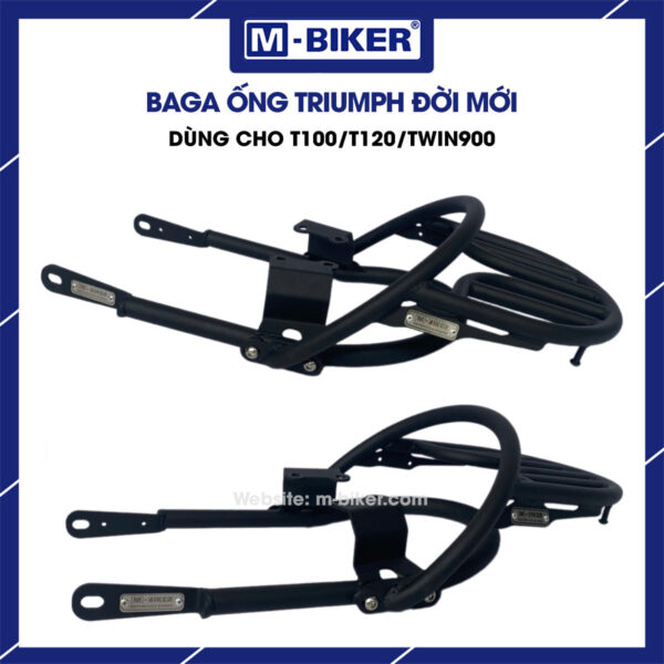 Baga sau Triumph T100 T120 Twin900 kèm tay dắt đời sau 2017