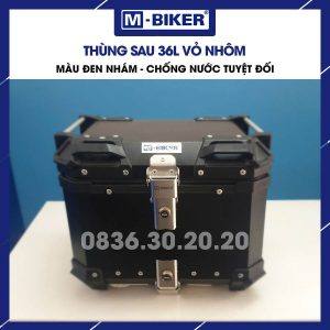 Thùng nhôm 36L chữ X MBiker