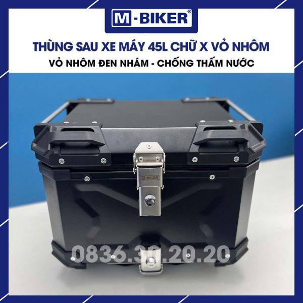 Thùng sau xe máy 45L M-Biker