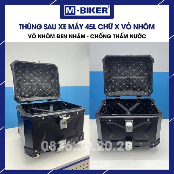 Thùng sau xe máy 45L M-Biker