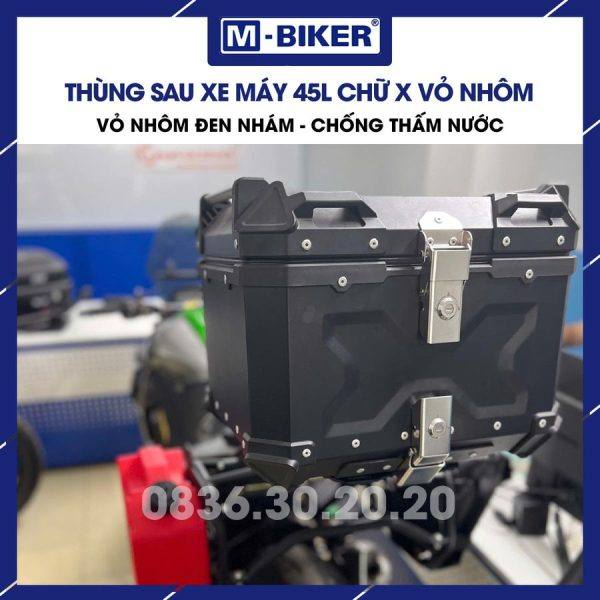 Thùng sau xe máy 45L M-Biker