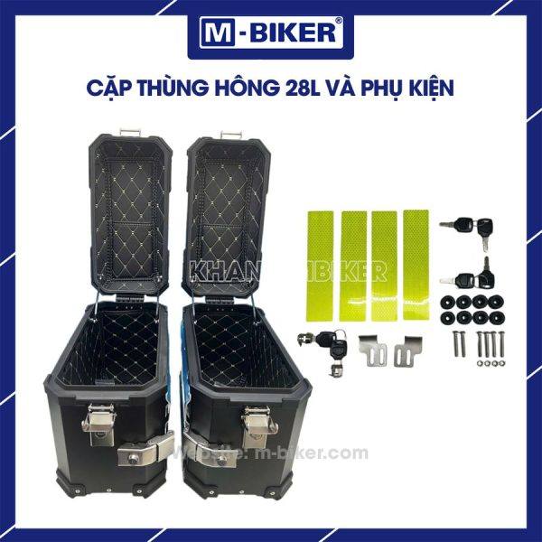 Cặp thùng hông nhôm 28L