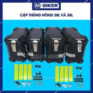 Cặp thùng hông nhôm 28L và 38L