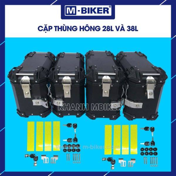 Cặp thùng hông nhôm 28L và 38L