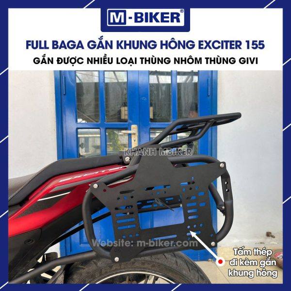 Full baga gắn khung thùng Exciter 155