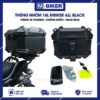 Thùng nhôm 18L gắn sau xe máy