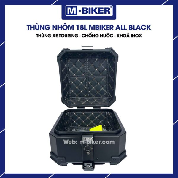 Thùng nhôm 18L gắn sau xe máy