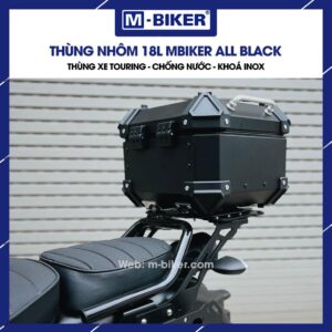 Thùng nhôm 18L gắn sau xe máy
