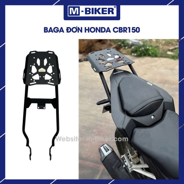 Baga CBR150 gắn thùng sau phun sơn tĩnh điện