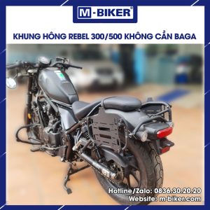 Khung thùng hông Rebel 300 500 không cần baga sau