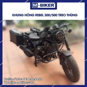 Khung thùng hông Rebel 300 500 không cần baga sau