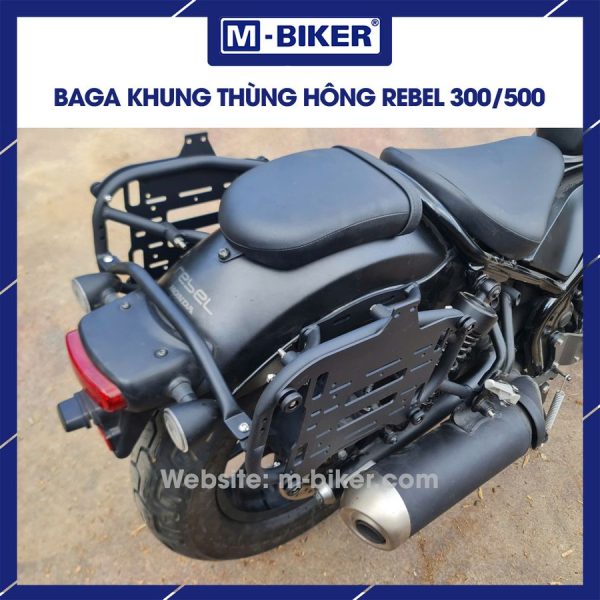 Khung thùng hông Rebel 300 500 không cần baga sau