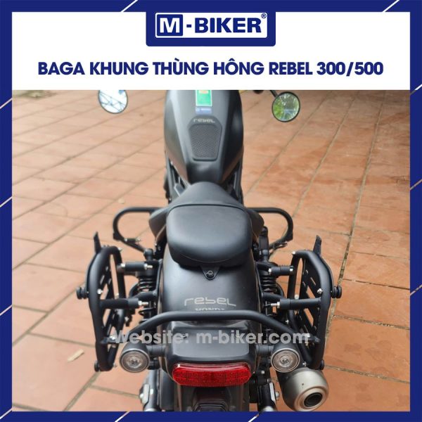 Khung thùng hông Rebel 300 500 không cần baga sau