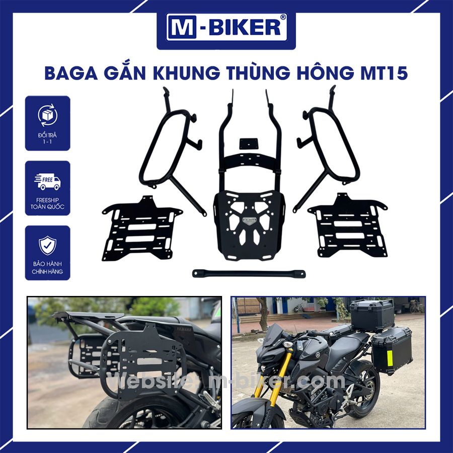 Baga khung thùng MT15 từ M-Biker 11 Baga khung thùng MT15 từ M-Biker