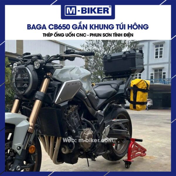 Baga CB650 gắn khung túi hông