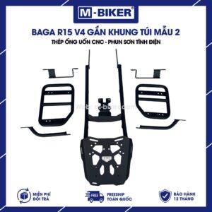 Baga R15 V4 gắn khung túi mẫu 2