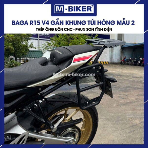 Baga R15 V4 gắn khung túi mẫu 2