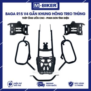 Baga R15 V4 gắn khung thùng hông MBiker