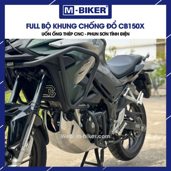 Khung chống đổ CB150X trên dưới