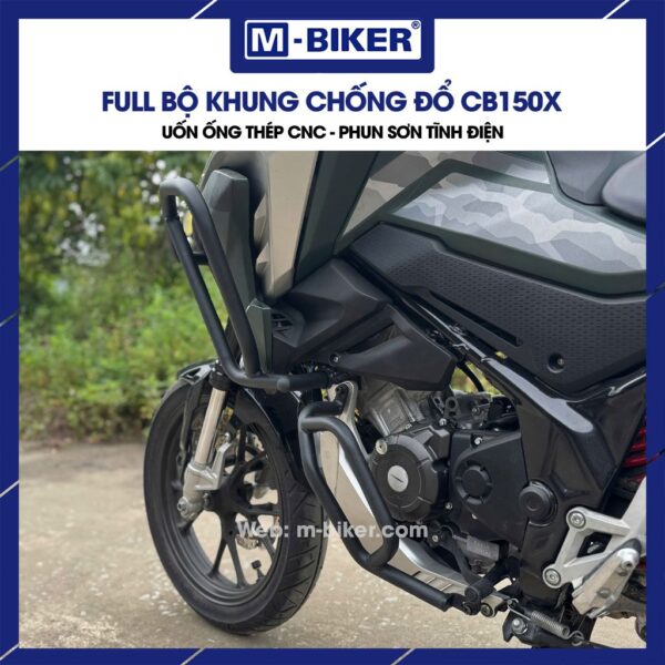 Khung chống đổ CB150X trên dưới