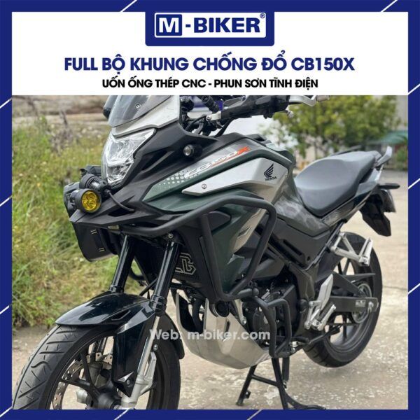 Khung chống đổ CB150X trên dưới