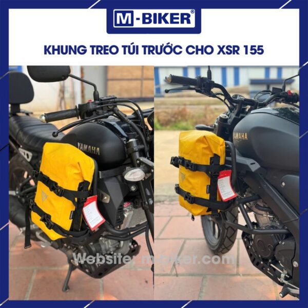Khung treo túi XSR155 phía trước gắn cùng chống đổ mẫu 2