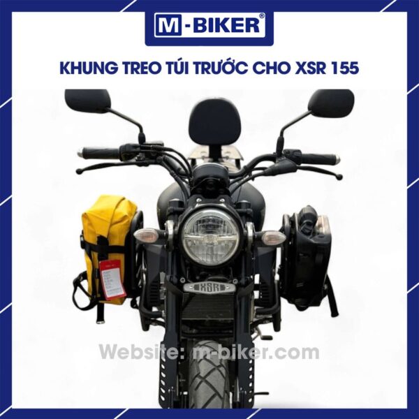 Khung treo túi XSR155 phía trước gắn cùng chống đổ mẫu 2