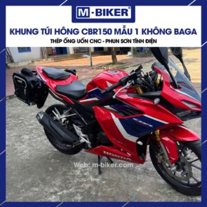 Khung túi hông CBR150 mẫu 1 không baga 8 Khung túi hông CBR150 mẫu 1 không baga