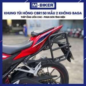 Khung túi hông CBR150 mẫu 2 không baga 2 Khung túi hông CBR150 mẫu 2 không baga