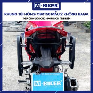 Khung túi hông CBR150 mẫu 2 không baga 5 Khung túi hông CBR150 mẫu 2 không baga