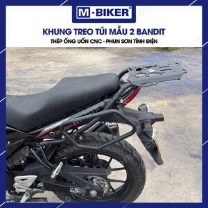 [M-Biker] Baga GSX Bandit gắn khung túi mẫu quả trám chất liệu thép phun sơn tĩnh điện