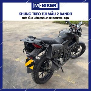 [M-Biker] Baga GSX Bandit gắn khung túi mẫu quả trám chất liệu thép phun sơn tĩnh điện