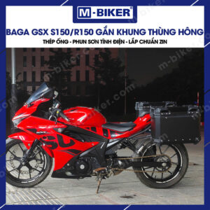 [M-Biker] Baga GSX S150 gắn khung thùng hông