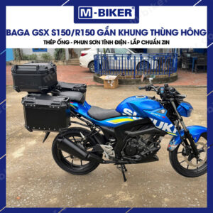 [M-Biker] Baga GSX S150 gắn khung thùng hông