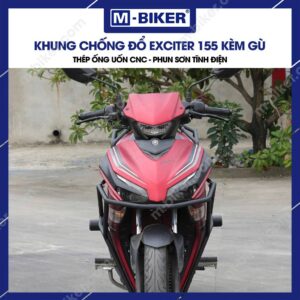 Khung chống đổ EX155 – Bảo vệ toàn diện dàn áo, lốc máy và chân người lái