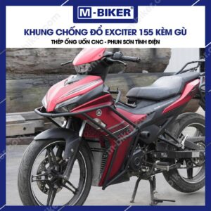 Khung chống đổ EX155 – Bảo vệ toàn diện dàn áo, lốc máy và chân người lái