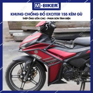Khung chống đổ EX155 – Bảo vệ toàn diện dàn áo, lốc máy và chân người lái