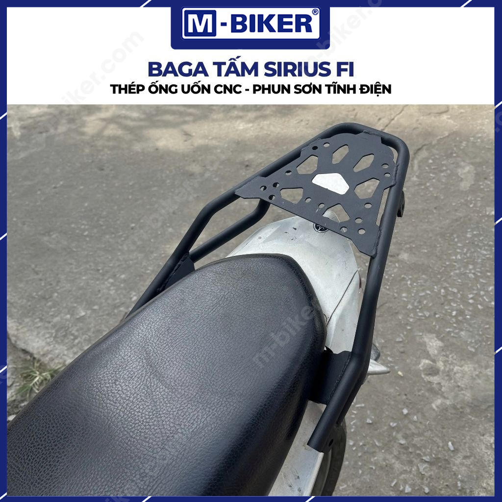 baga-tam-sirius-fi-05 Baga Tấm Sirius Fi M-Biker – Giải Pháp Gắn Thùng Sau Và Chở Hành Lý Tiện Lợi
