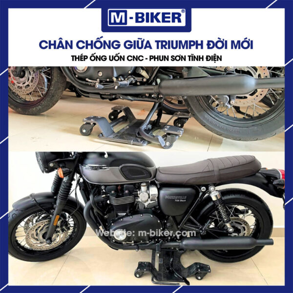 Chân chống đứng Triumph T100 T120 Speed/Street Twin900 đời mới