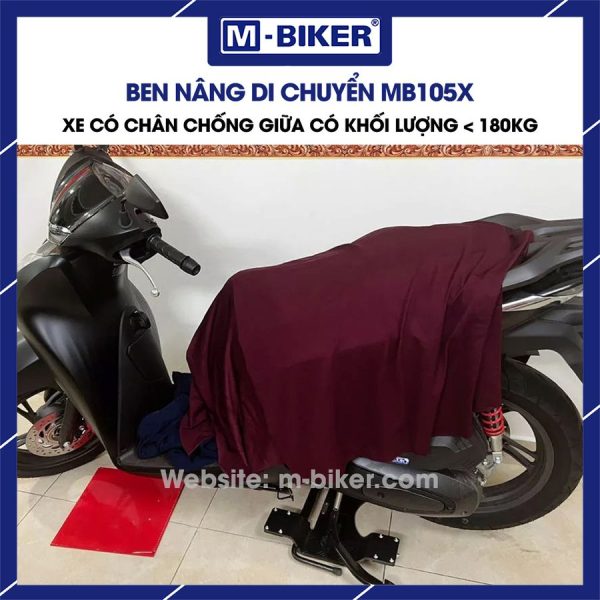 Ben nâng di chuyển chân chống đứng MB105X