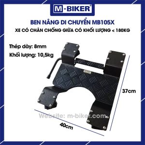 Ben nâng di chuyển chân chống đứng MB105X