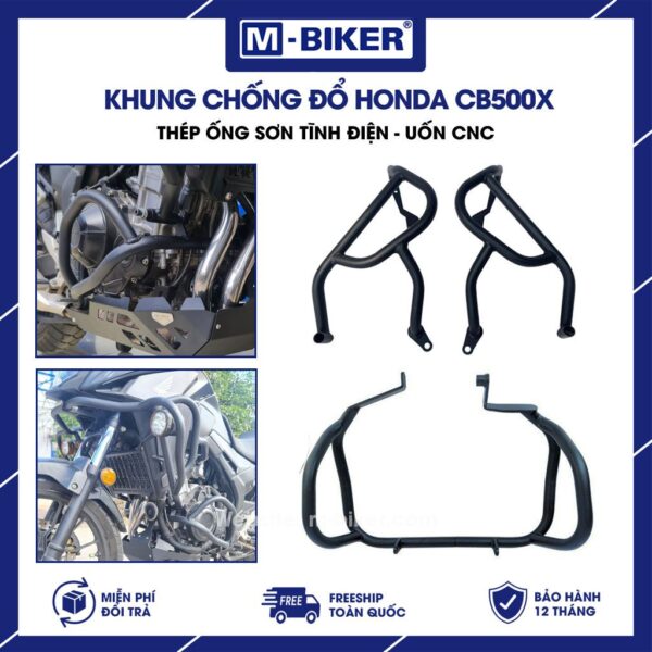 Chống đổ Honda CB500X bảo vệ sườn xe