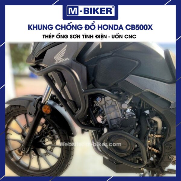 Chống đổ Honda CB500X bảo vệ sườn xe