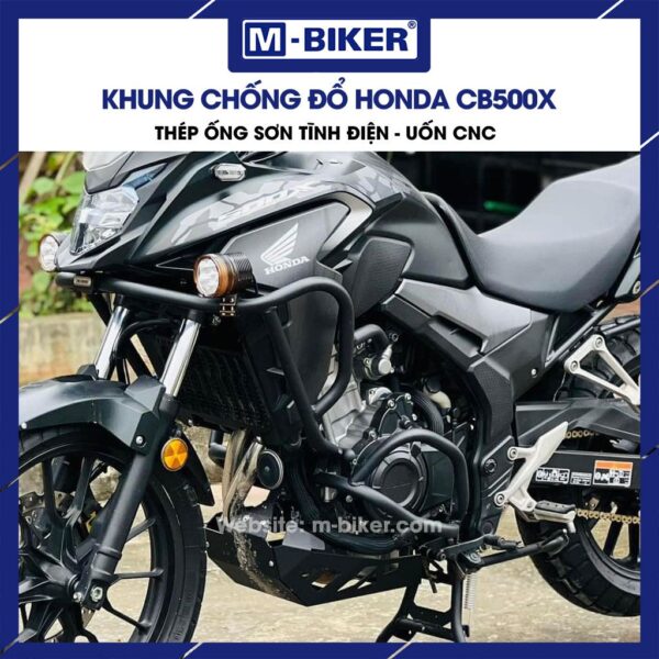 Chống đổ Honda CB500X bảo vệ sườn xe