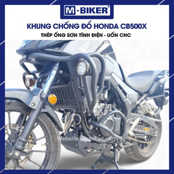 Chống đổ Honda CB500X bảo vệ sườn xe