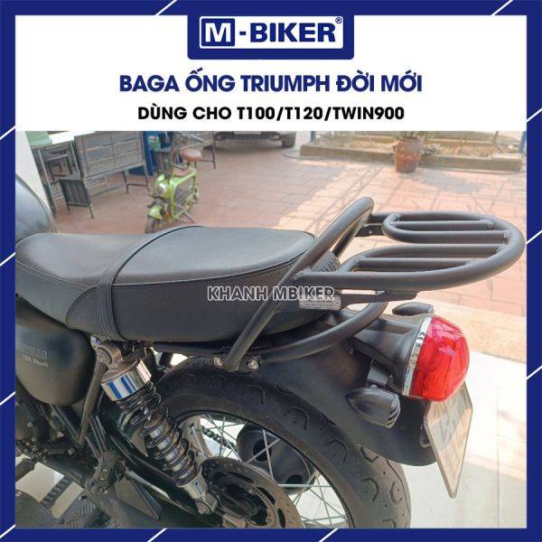 Baga sau Triumph T100 T120 Twin900 kèm tay dắt đời mới