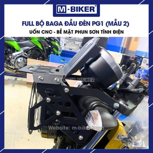 Full bộ baga đầu đèn kiêm bảo vệ đầu đèn Yamaha PG1