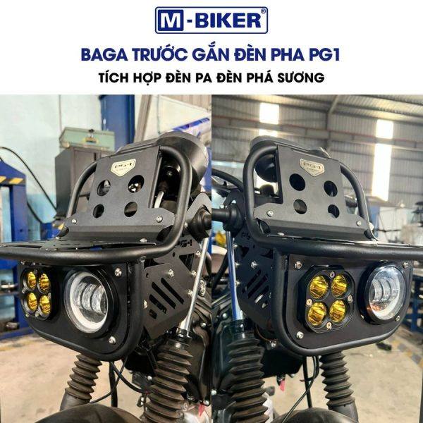 Baga trước gắn đèn pha Yamaha PG-1