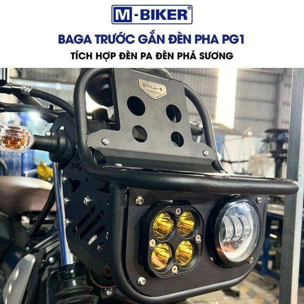 Baga trước gắn đèn pha Yamaha PG-1